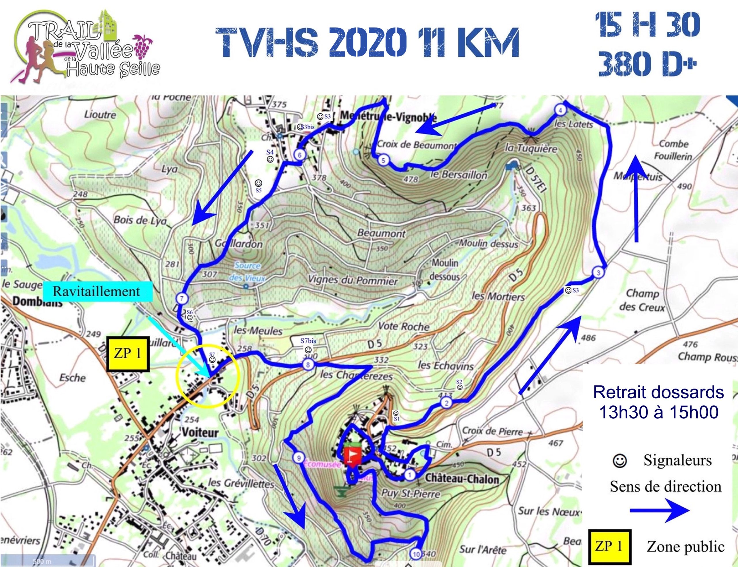 parcours 11 km infos
