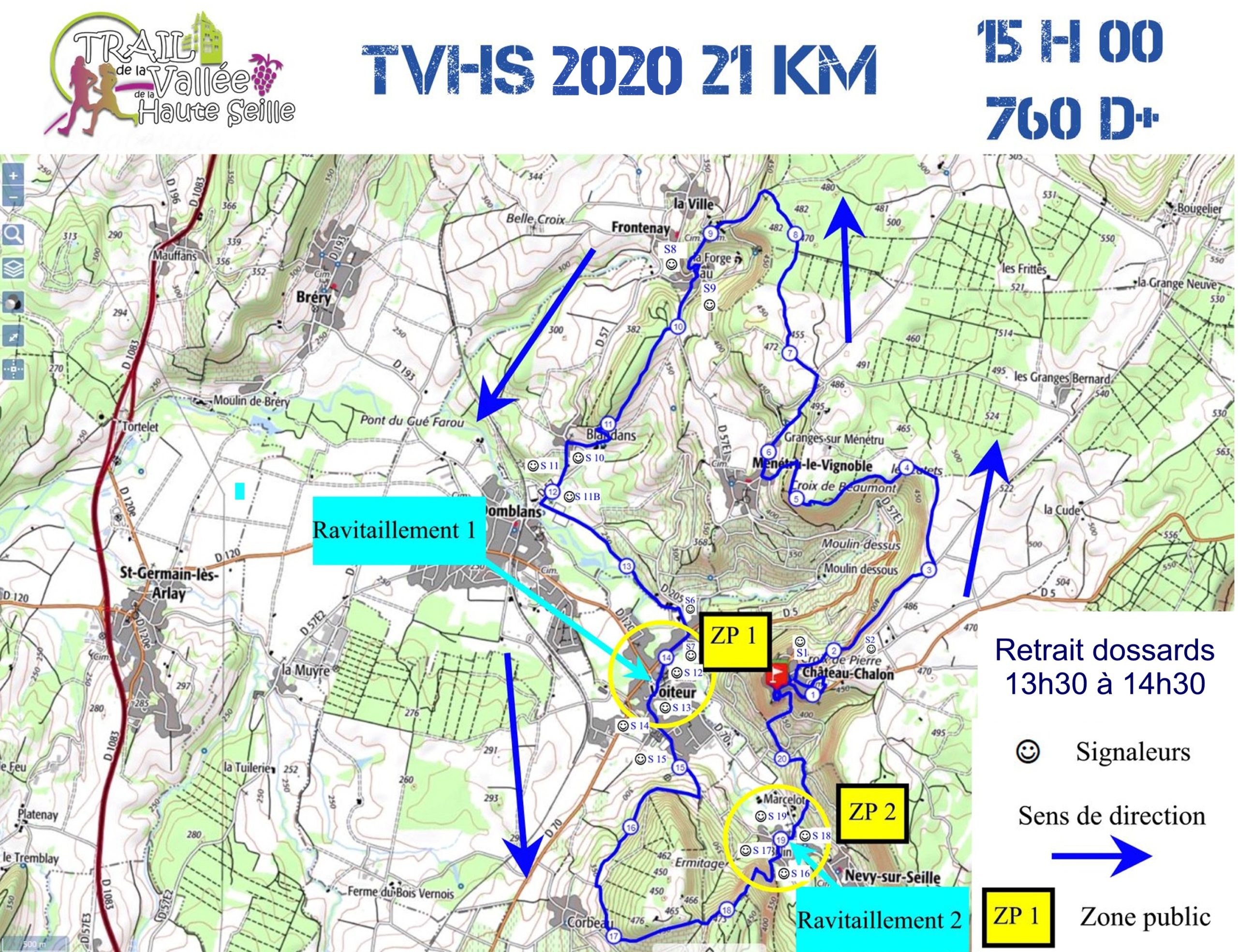 parcours 21 km infos